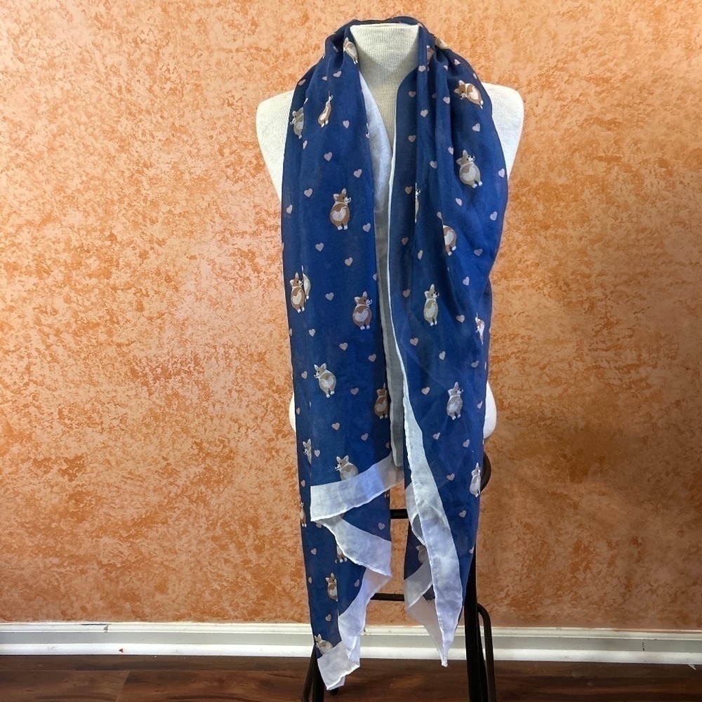 🌿SALE🌿G.H. BASS & CO Pet Heart Design Scarf